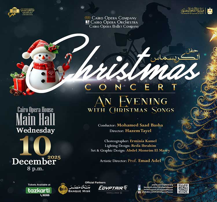 Christmas Concert – Cairo Opera Company - Cairo Opera Orchestra - Cairo Opera Ballet Company