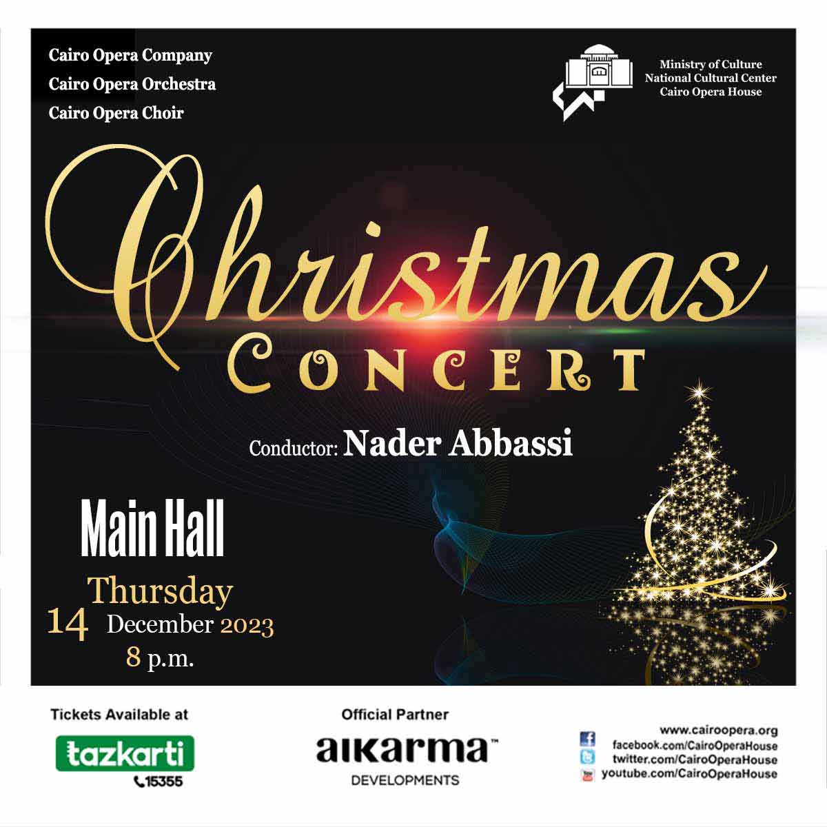 Christmas Concert – Cairo Opera Company, Cairo Opera Orchestra