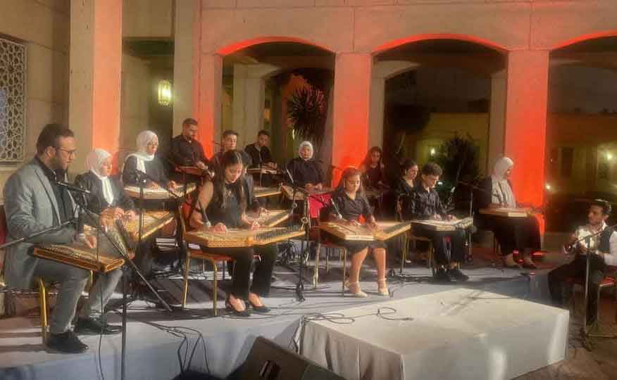 Talents development Center Qanun Class Perform Heritage and Contemporary music at Opera House