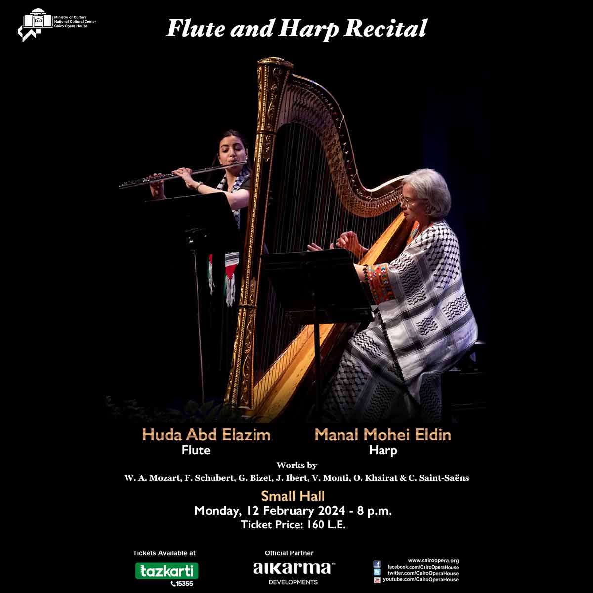 Harp & Flute Recital - Huda Abd Elazim &Manal Mohei ElDin